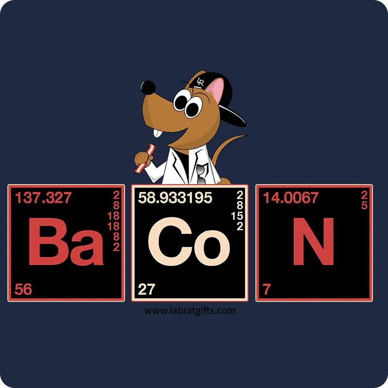 "Bacon Periodic Table" - Kids T-Shirt