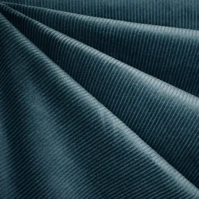 Stretch Mid Wale Corduroy Solid Ocean